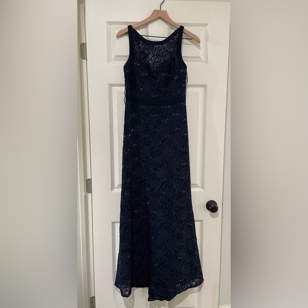 Nightway gown size 8P navy